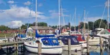 harbour in denmark with boats