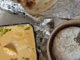curry with rice and naan